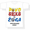 Mo�ka majica - Pivo, sex in �oga