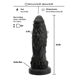 Vibracijski dildo GOBLIN Monster Dong