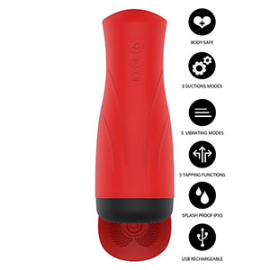 Trojni masturbator Super Suction Nutbuster