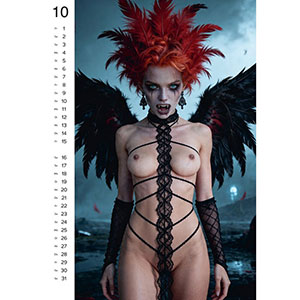 Erotični stenski koledar WILD FANTASY 2027