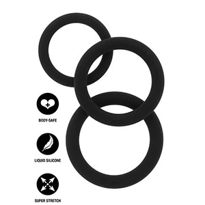 Komplet erekcijskih obročkov Stamina Starter C-Rings