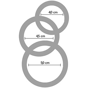 Komplet erekcijskih obročkov Stamina Premium C-Rings