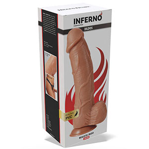 Realističen dildo Inferno 28 cm