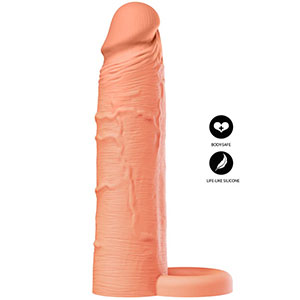Prevleka za penis Inferno 18 cm - barva kože