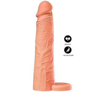 Prevleka za penis Inferno 20 cm - barva kože