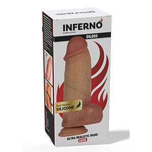 Ultra realističen silikonski dildo Inferno 20 cm