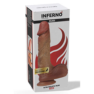 Ultra realističen silikonski dildo Inferno 23 cm