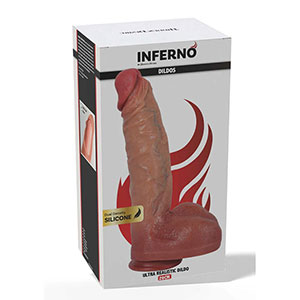 Ultra realističen silikonski dildo Inferno 29 cm