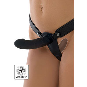 Dvojni vibracijski Strap-On Inferno