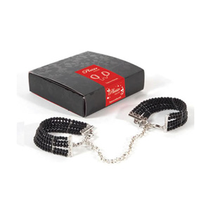 Lisice Plaisir Nacre - črne