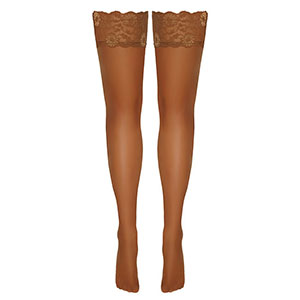 Ženske samostoječe nogavice Cotteli  kožna barva