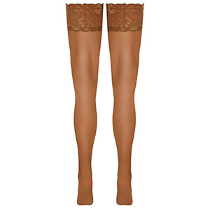 Ženske samostoječe nogavice Cotteli  kožna barva