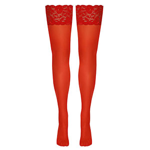 Ženske samostoječe nogavice Cotteli rdeče