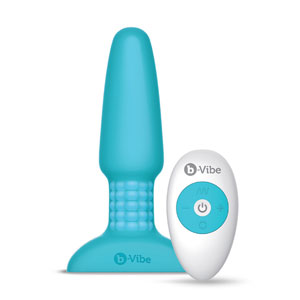 Analni čep b-Vibe Rimming 2 z daljincem