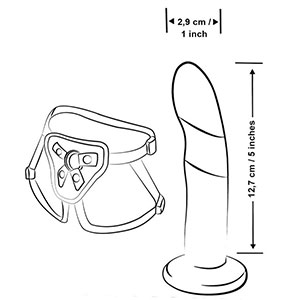 Strap-On komplet ROMP Piccolo Pegging Kit