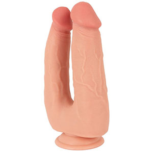 Realističen dvojni dildo s priseskom