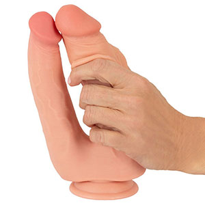 Realističen dvojni dildo s priseskom