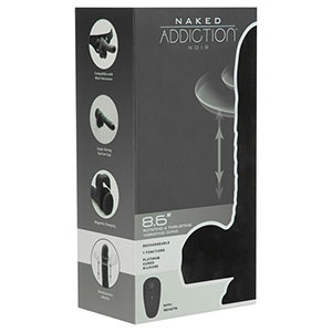 Rotacijski vibracijski penis s pomikom Naked Addiction - 22,80 cm