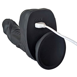 Rotacijski vibracijski penis s pomikom Naked Addiction - 22,80 cm