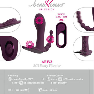 Trojni vibrator za v hlačke Ariva RC