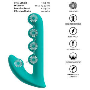 Vibrator s kroglicami Sylora