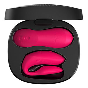 Vibrator za pare We-Vibe Chorus Pro - roza