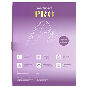 Stimulator za ženske Womanizer PRO - vijoličen