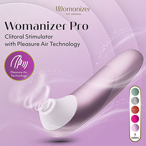 Stimulator za ženske Womanizer PRO - vijoličen