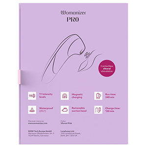 Stimulator za ženske Womanizer PRO - roza