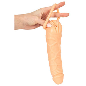 Vibracijski podaljšek in masturbator 2 v 1