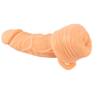 Vibracijski podaljšek in masturbator 2 v 1
