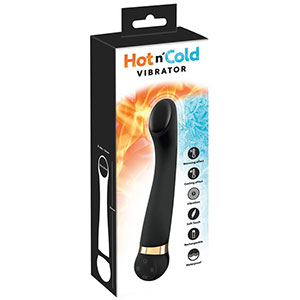 Vibrator Hot and Cold - črn