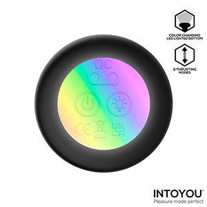 Vibracijski analni čep z LED lučko Krax