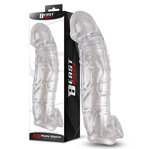 Prevleka za penis Beast Rings 23 cm
