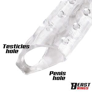 Prevleka za penis Beast Rings 23 cm
