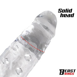 Prevleka za penis Beast Rings 28 cm