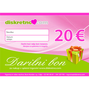 Darilni bon za 20 €