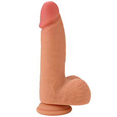 Realističen dildo iz tekočega silikona 16 cm