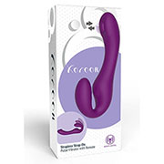 Vrhunski pulzirajoči strap-on vibrator Xoroon
