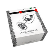 Kovinski analni čep s kristalom Jewellery Plug