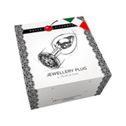 Kovinski analni čep s kristalom Jewellery Plug
