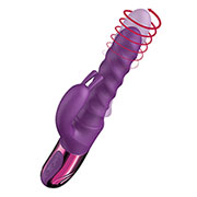 Svedrasti rabbit vibrator "Swirl Rabbit Thrusting"
