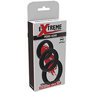 Komplet erekcijskih obročkov Stamina Premium C-Rings