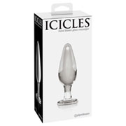 Stekleni analni čep Icicles no. 26