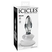 Stekleni analni čep Icicles 91