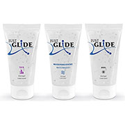 Kolekcija različnih vlažilnih gelov Just Glide - 3 x 50 ml