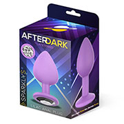 Analni čep s kristalom Afterdark Sparkly - S