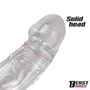 Prevleka za penis Beast Rings 23 cm