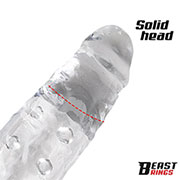 Prevleka za penis Beast Rings 28 cm